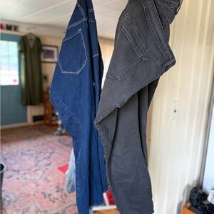 BUNDLE Old Navy, 24 Blue High Rise Straight & Black High Rise Skinny Jeans